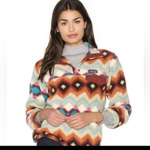 Patagonia synchilla Aztec timber twist EUC